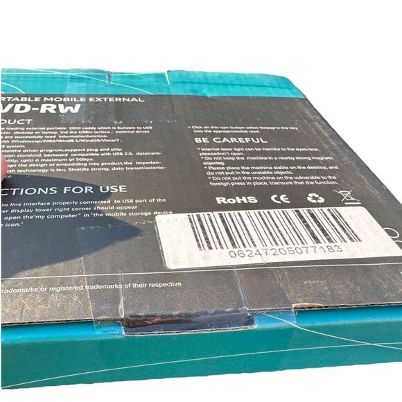 Pop-up portable mobile external dvd-rw new slim black - Picture 5 of 5